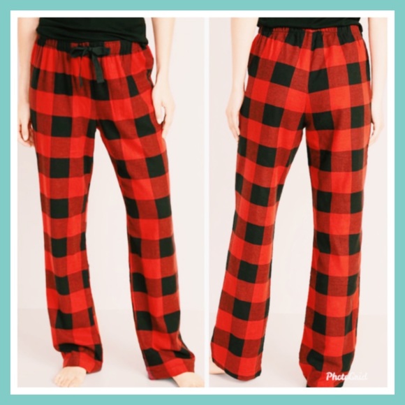 Old Navy Other - 💝 Old Navy Flannel Black & Red Christmas pJ Pants